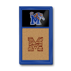 Memphis Tigers: Dual Logo - Cork Note Board - The Fan-Brand
