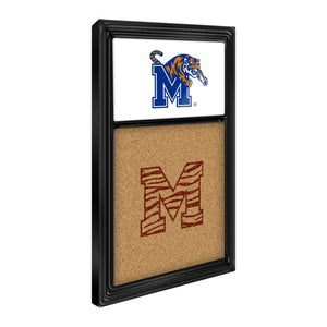 Memphis Tigers: Dual Logo - Cork Note Board - The Fan-Brand