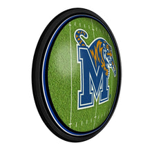 Load image into Gallery viewer, Memphis Tigers: On the 50 - Round Slimline Lighted Wall Sign - The Fan-Brand
