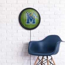 Load image into Gallery viewer, Memphis Tigers: On the 50 - Round Slimline Lighted Wall Sign - The Fan-Brand