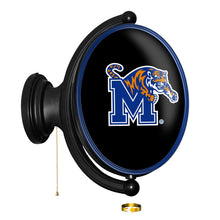 Load image into Gallery viewer, Memphis Tigers: Original Oval Rotating Lighted Wall Sign - The Fan-Brand