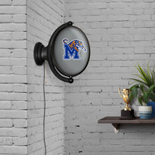 Load image into Gallery viewer, Memphis Tigers: Original Oval Rotating Lighted Wall Sign - The Fan-Brand