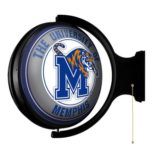 Memphis Tigers: Original Round Rotating Lighted Wall Sign - The Fan-Brand