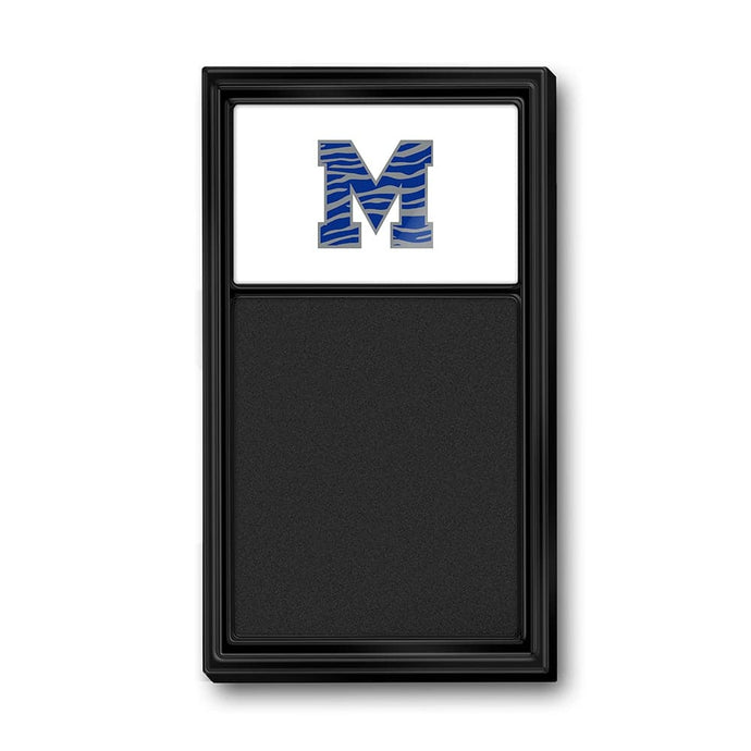 Memphis Tigers: Striped M - Chalk Note Board - The Fan-Brand