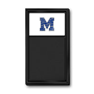 Memphis Tigers: Striped M - Chalk Note Board - The Fan-Brand