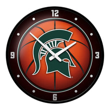 Load image into Gallery viewer, Michigan State Spartans: Basketball - Modern Disc Wall Clock - The Fan-Brand