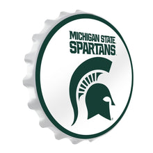 Load image into Gallery viewer, Michigan State Spartans: Block S - Bottle Cap Wall Sign - The Fan-Brand