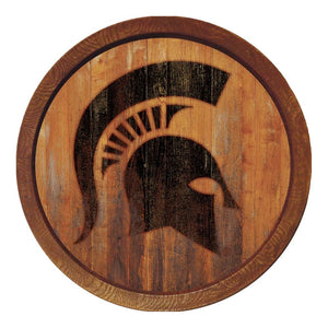 Michigan State Spartans: Branded "Faux" Barrel Top Sign - The Fan-Brand