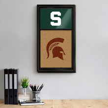 Load image into Gallery viewer, Michigan State Spartans: Dual Logo - Cork Note Board - The Fan-Brand