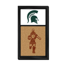 Load image into Gallery viewer, Michigan State Spartans: Dual Logo, Sparty - Cork Note Board - The Fan-Brand