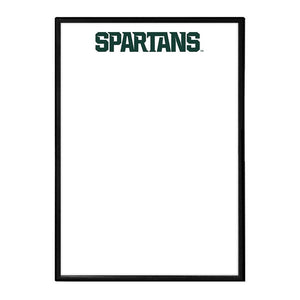 Michigan State Spartans: Framed Dry Erase Wall Sign - The Fan-Brand