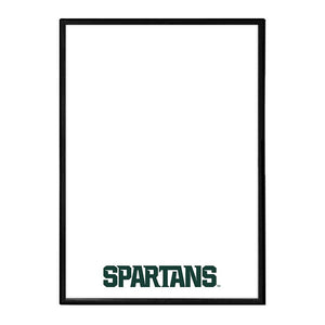 Michigan State Spartans: Framed Dry Erase Wall Sign - The Fan-Brand