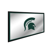 Load image into Gallery viewer, Michigan State Spartans: Helmet - Framed Mirrored Wall Sign - The Fan-Brand