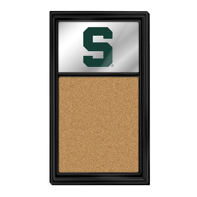 Michigan State Spartans: Mirrored Cork Note Board - The Fan-Brand