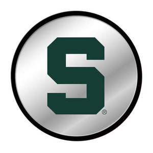 Michigan State Spartans: Modern Disc Mirrored Wall Sign - The Fan-Brand