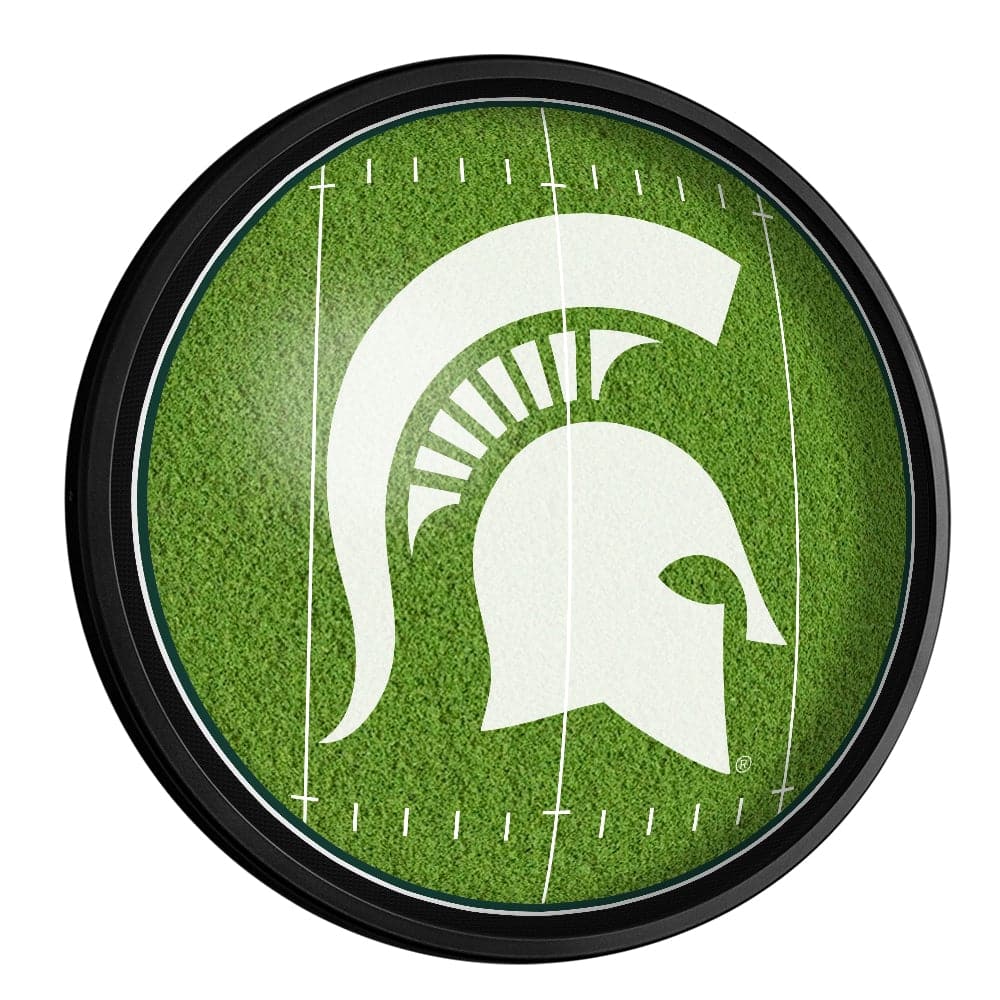 Michigan State Spartans: On the 50 - Slimline Lighted Wall Sign - The Fan-Brand