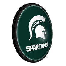 Load image into Gallery viewer, Michigan State Spartans: Oval Slimline Lighted Wall Sign - The Fan-Brand