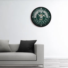 Load image into Gallery viewer, Michigan State Spartans: Sparty - Modern Disc Wall Clock - The Fan-Brand