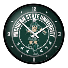 Load image into Gallery viewer, Michigan State Spartans: Sparty - Modern Disc Wall Clock - The Fan-Brand