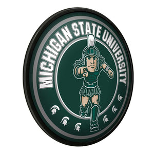 Michigan State Spartans: Sparty - Modern Disc Wall Sign - The Fan-Brand