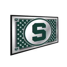 Load image into Gallery viewer, Michigan State Spartans: Team Spirit - Framed Mirrored Wall Sign - The Fan-Brand