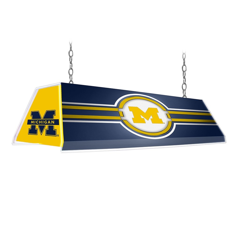 Michigan Wolverines: Edge Glow Pool Table Light - The Fan-Brand