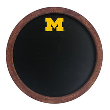 Load image into Gallery viewer, Michigan Wolverines: &quot;Faux&quot; Barrel Top Chalkboard - The Fan-Brand