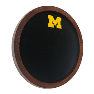 Michigan Wolverines: "Faux" Barrel Top Chalkboard - The Fan-Brand