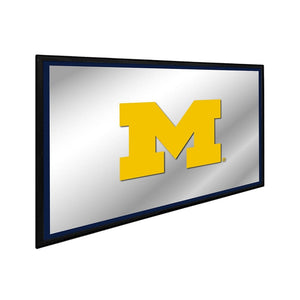 Michigan Wolverines: Framed Mirrored Wall Sign - The Fan-Brand