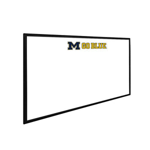 Michigan Wolverines: Go Blue - Framed Dry Erase Wall Sign - The Fan-Brand