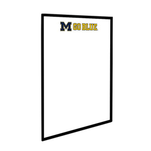 Michigan Wolverines: Go Blue - Framed Dry Erase Wall Sign - The Fan-Brand