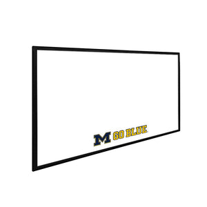 Michigan Wolverines: Go Blue - Framed Dry Erase Wall Sign - The Fan-Brand