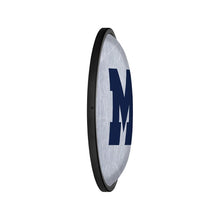 Load image into Gallery viewer, Michigan Wolverines: Ice Rink - Oval Slimline Lighted Wall Sign - The Fan-Brand