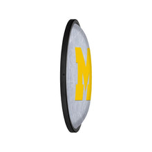 Load image into Gallery viewer, Michigan Wolverines: Ice Rink - Oval Slimline Lighted Wall Sign - The Fan-Brand