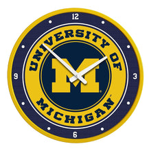 Load image into Gallery viewer, Michigan Wolverines: Modern Disc Wall Clock - The Fan-Brand