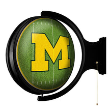 Load image into Gallery viewer, Michigan Wolverines: On the 50 - Rotating Lighted Wall Sign - The Fan-Brand