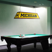 Load image into Gallery viewer, Michigan Wolverines: Premium Wood Pool Table Light - The Fan-Brand
