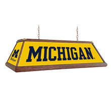 Load image into Gallery viewer, Michigan Wolverines: Premium Wood Pool Table Light - The Fan-Brand