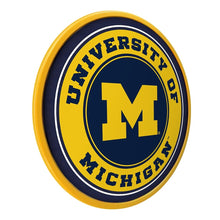 Load image into Gallery viewer, Michigan Wolverines: Round Modern Disc Wall Sign - The Fan-Brand