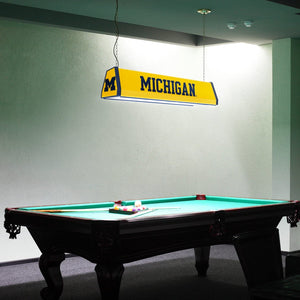 Michigan Wolverines: Standard Pool Table Light - The Fan-Brand