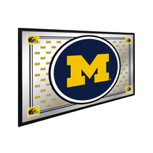 Load image into Gallery viewer, Michigan Wolverines: Team Spirit - Framed Mirrored Wall Sign - The Fan-Brand