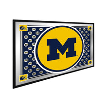 Load image into Gallery viewer, Michigan Wolverines: Team Spirit - Framed Mirrored Wall Sign - The Fan-Brand