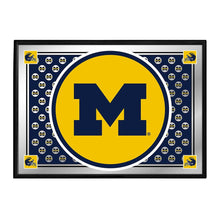 Load image into Gallery viewer, Michigan Wolverines: Team Spirit - Framed Mirrored Wall Sign - The Fan-Brand