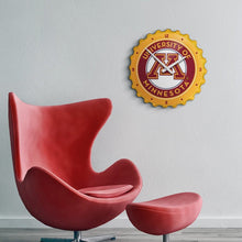 Load image into Gallery viewer, Minnesota Golden Gophers: Bottle Cap Wall Clock - The Fan-Brand