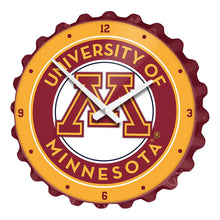 Load image into Gallery viewer, Minnesota Golden Gophers: Bottle Cap Wall Clock - The Fan-Brand
