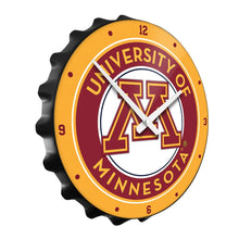 Load image into Gallery viewer, Minnesota Golden Gophers: Bottle Cap Wall Clock - The Fan-Brand