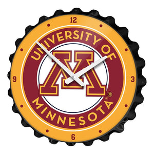 Minnesota Golden Gophers: Bottle Cap Wall Clock - The Fan-Brand