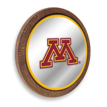 Load image into Gallery viewer, Minnesota Golden Gophers: &quot;Faux&quot; Barrel Top Mirrored Wall Sign - The Fan-Brand