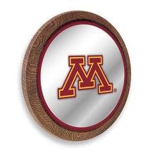 Load image into Gallery viewer, Minnesota Golden Gophers: &quot;Faux&quot; Barrel Top Mirrored Wall Sign - The Fan-Brand