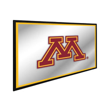 Load image into Gallery viewer, Minnesota Golden Gophers: Framed Mirrored Wall Sign - The Fan-Brand